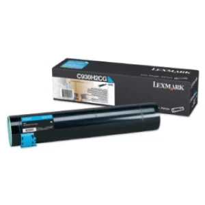 image of Lexmark C930H2CG Cyan Laser Toner Ink Cartridge