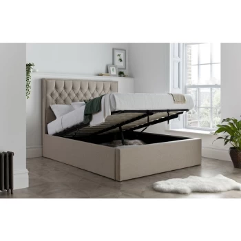 Image of Bedmaster - Wilson Fabric Ottoman Oatmeal Double