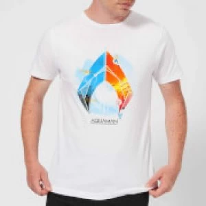 Image of Aquaman Back To The Beach Mens T-Shirt - White