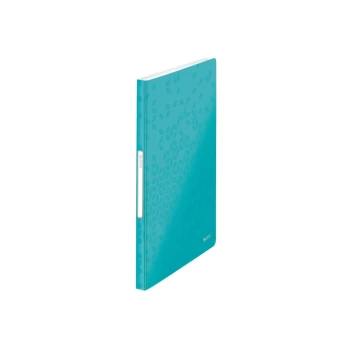 image of WOW Display Book Polypropylene 40 Pockets 80 Sheet Capacity A4. Ice Blue - Outer Carton of 10