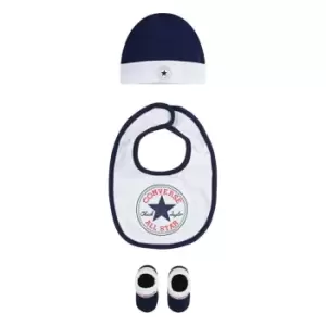 Converse Hat and Bootie 3 Pack Set Babies - Blue