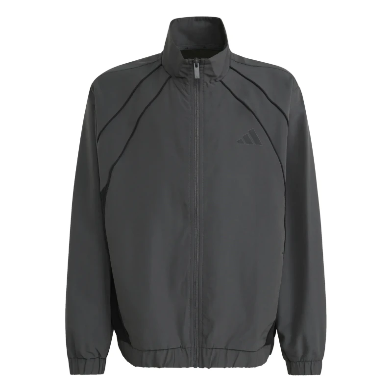 Image of Adidas Kids colour block tracksuit jacket adidas Gris Unisex 9/10 ans