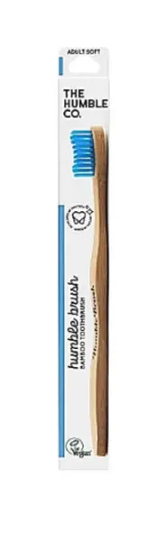 image of Humble Brush Adult Soft Blue Toothbrush