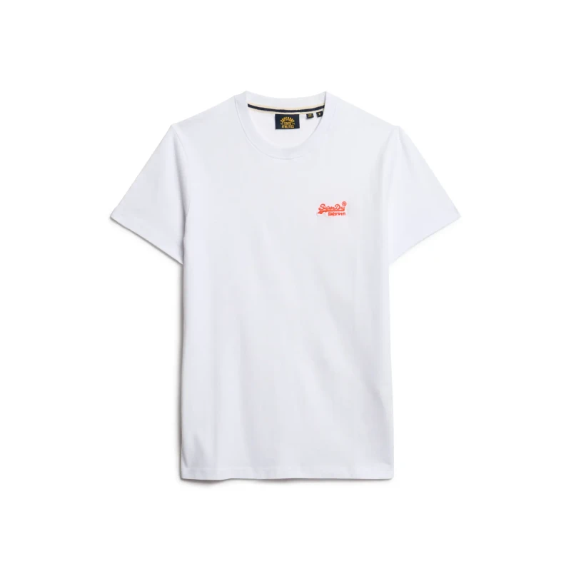 Image of Superdry T-Shirt Superdry Essential Logo Emb Blanc Male S