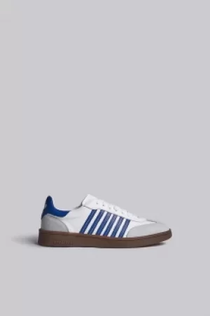 Image of DSQUARED2 Men Sneaker Blue Size 10 100% Calfskin