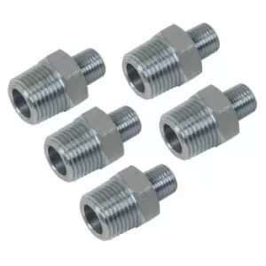 image of Sealey PCL Reducing Union 1/2"BSPT to 1/4"BSPT - Pack of 5