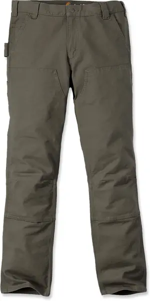 Image of Carhartt Straight Fit Double Front Pants, green, Size 30