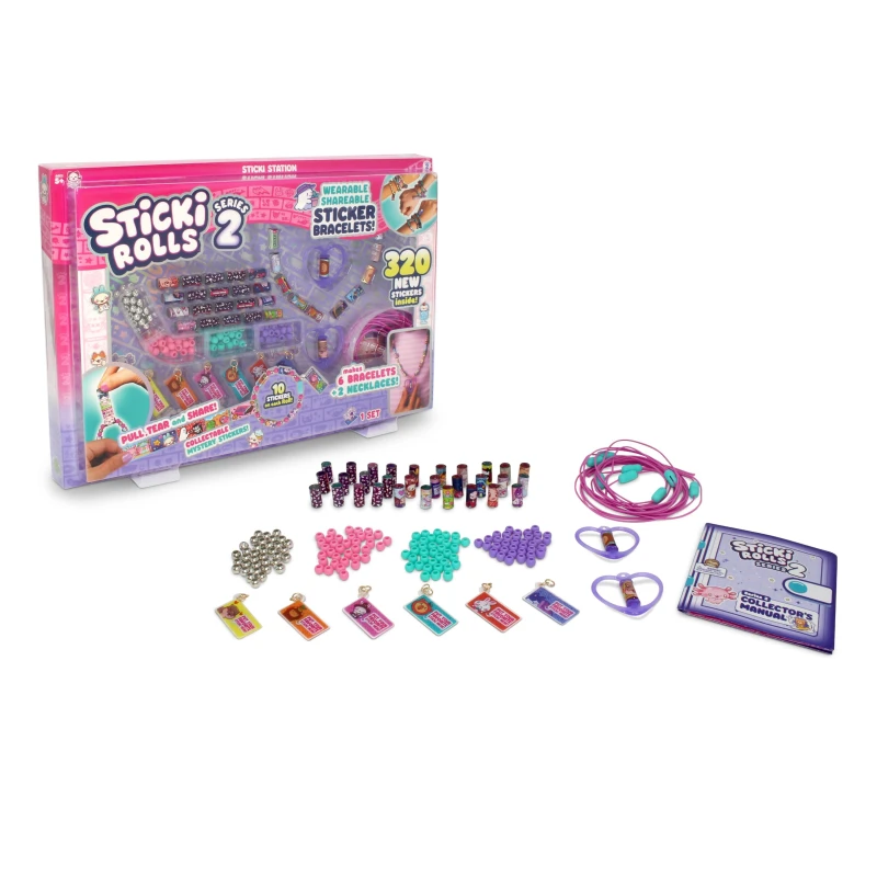 Image of Sky Castle Sticki Rolls Sticki Station S2 Wearable Shareable Stickers Ultimate DIY Sticker Jewellery Kit Bracelets and Necklaces petit