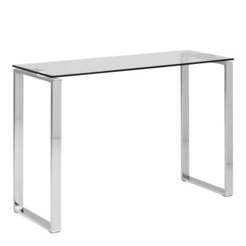 Image of Furniture To Go Katrine Console Table With Glass Top
