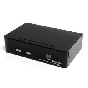 image of Startech 2 Port DVI USB KVM Switch with Audio 8STSV231DVIUA