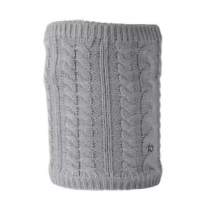 image of Hy Womens/Ladies Melrose Cable Knit Snood (One Size) (Grey)