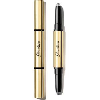 Image of GUERLAIN Mad Eyes Contrast Shadow Duo Long-Lasting Eyeshadow in Pencil Limited Edition Shade Icy Grey & Dazzling Silver 1,6 g