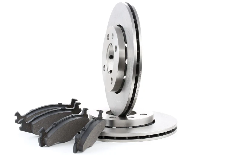 Image of RIDEX 3405B0069 Brake disc and pads set Front Axle, Brake Disc Type: Vented, excl. wear warning contact Brake Set,disc brakes (3405)