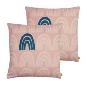 Image of Be Kind Rainbow Twin Pack Polyester Filled Cushions