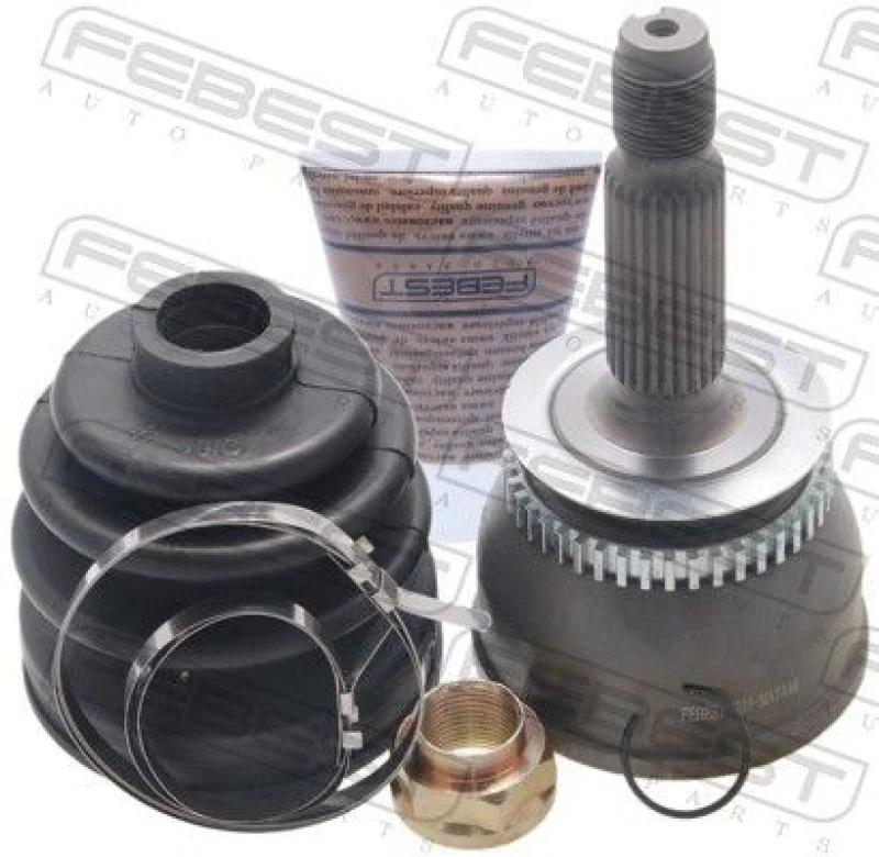 Image of FEBEST 1210-MATA44 Joint, drive shaft Front Axle, with ABS sensor ring Joint,drive shaft (236)