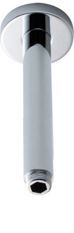 Image of Balterley Round Ceiling Mount Shower Arm Chrome 300mm Silver