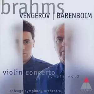 Image of VIOLIN CONCERTO by Johannes Brahms CD Album