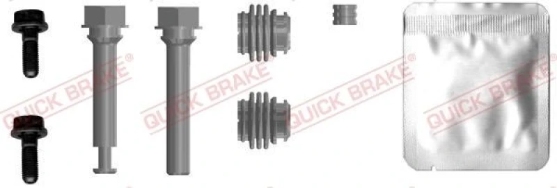 Image of QUICK BRAKE Guide sleeve kit, brake caliper QUICK BRAKE 113-0035X