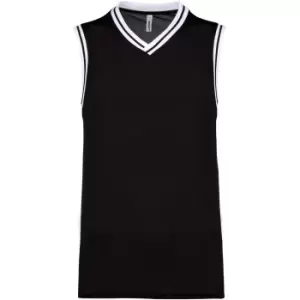 image of Proact Adults Unisex University Jersey (3XL) (Black/White)