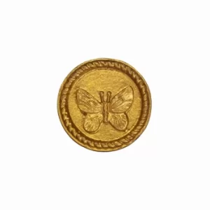 Image of Gold Butterfly Round Drawer Knob