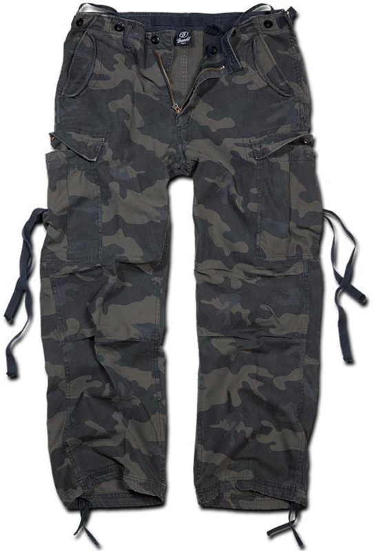 Image of Brandit M65 Vintage Trousers Cargo Trousers dark camo XXL Men