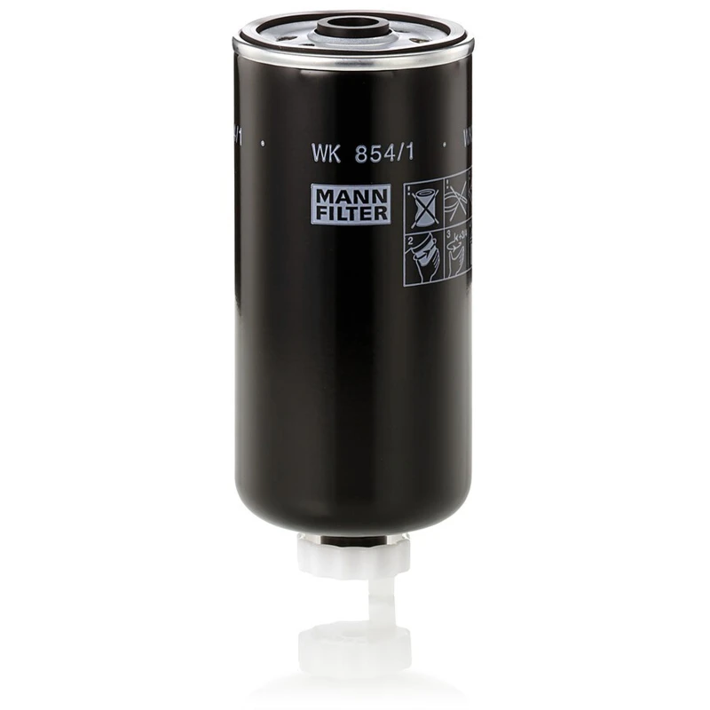Image of MANN-FILTER WK 854/1 Fuel Filter Spin-on Filter Fuel filter (9)