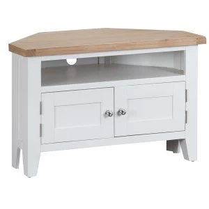 Image of Robert Dyas Madera Ready Assembled Corner TV Unit