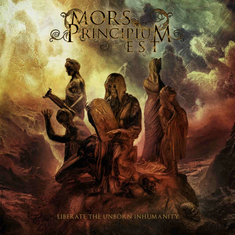 Image of Mors Principium Est Liberate the unborn inhumanity LP coloured Onesize Unisex