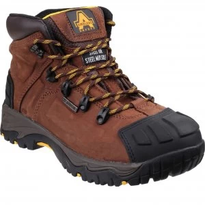 image of Amblers Mens Safety FS39 Waterproof Safety Boots Brown Size 10