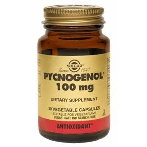 Image of Solgar Pycnogenol 100mg Vegetable Capsules 30 Capsules