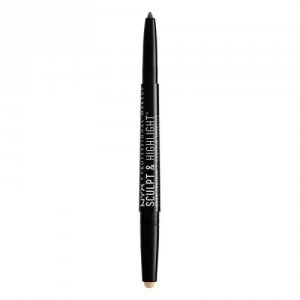 image of NYX Professional Makeup Sculpt & Highlight Brow Contour Brunette/Cream