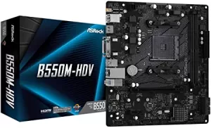 image of ASRock B550M HDV AMD Socket AM4 Motherboard