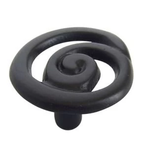 Image of BQ Black Round Internal Knob Cabinet Knob