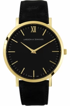 image of Unisex Larsson & Jennings Lugano 40mm Watch LJ-W-LBCK-S-GB