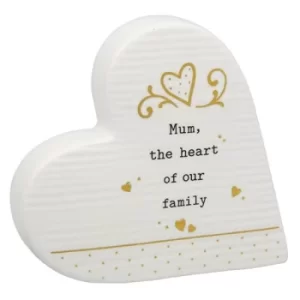 Image of Thoughtful Words Standing Heart Mum