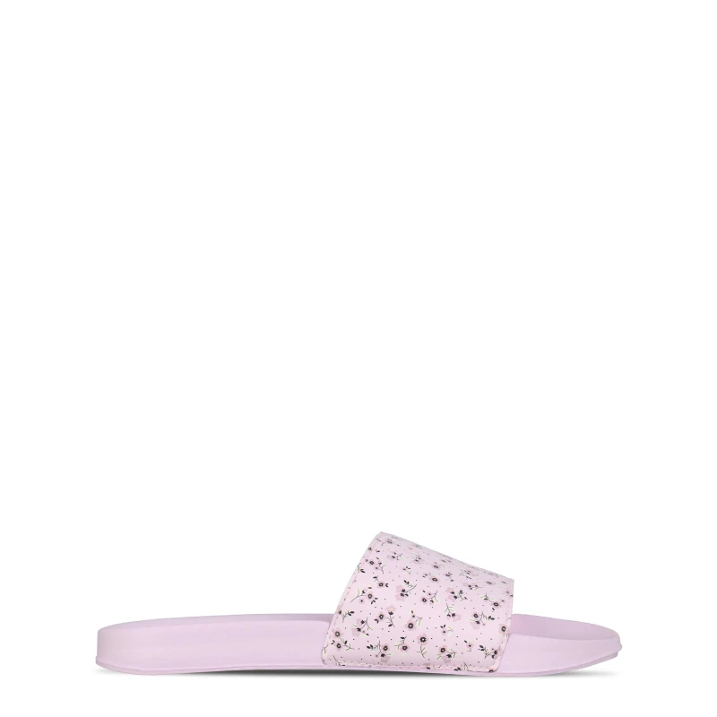 Image of SoulCal Ditsy Sliders Womens - Pink Pink 4