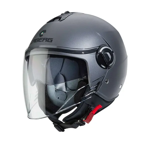 Image of Caberg Riviera V4 X Matte Gray Jet Helmet Size L