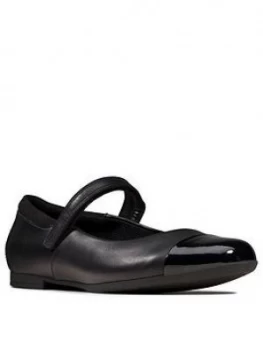 Image of Clarks Girls Scala Gem School Shoe
