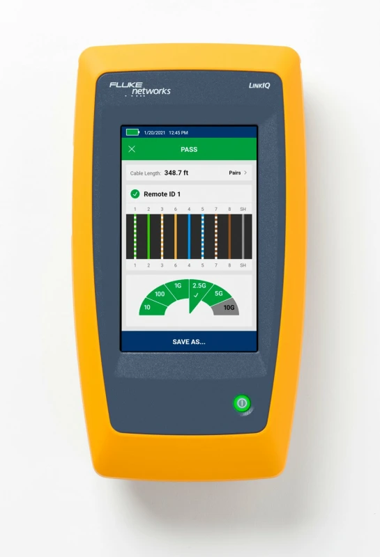 Image of Fluke LIQ-100 network cable tester Twisted pair cable tester