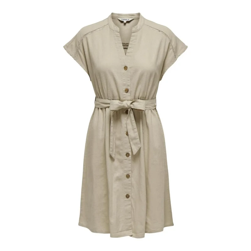 Image of Only Womens shirt dress Only Caro Beige Female XS