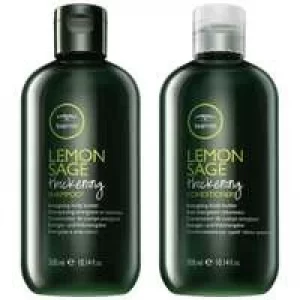 image of Paul Mitchell Bonus Bags Lemon Sage Thickening Shampoo 300ml and Conditioner 300ml