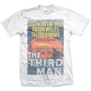 image of StudioCanal - The Third Man Unisex Large T-Shirt - White