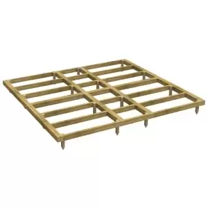 Power Sheds 10 x 10ft Pressure Treated Garden Building Base Kit