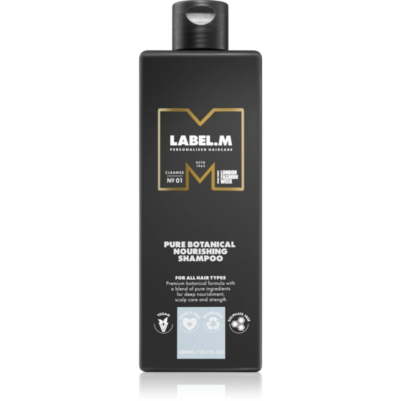 Image of label.m Pure Botanical intensely hydrating shampoo for all hair types 300ml