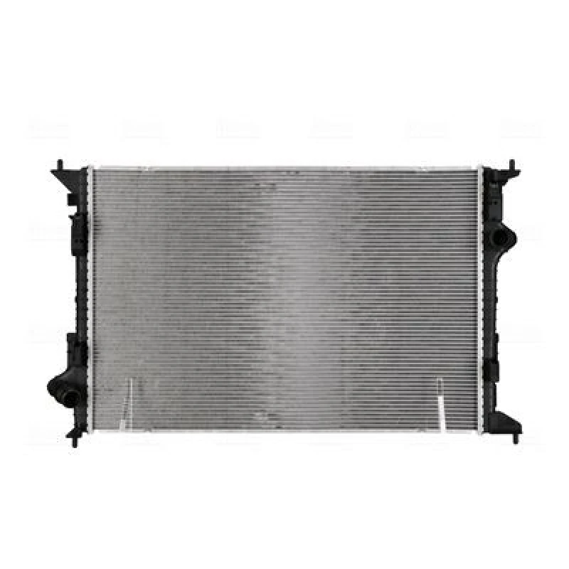 Image of NISSENS 607225 Engine radiator Aluminium, Brazed cooling fins, without cap, with gaskets/seals Radiator,engine cooling (470)