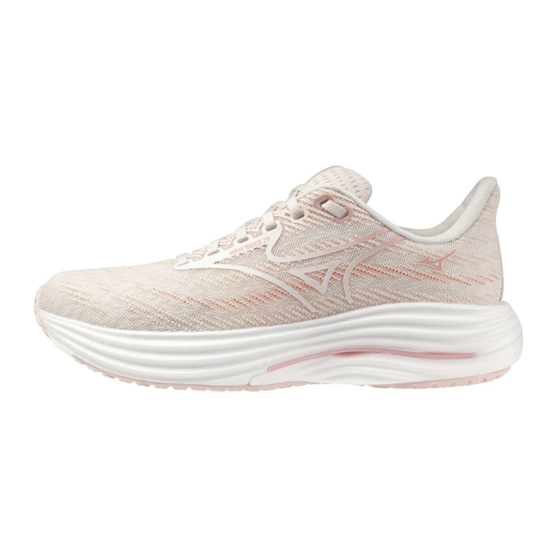 Image of Mizuno Wave Rider 29 Pink White SS26 Women Shoes