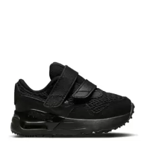 Image of Nike Air Max System Baby Sneakers - Black