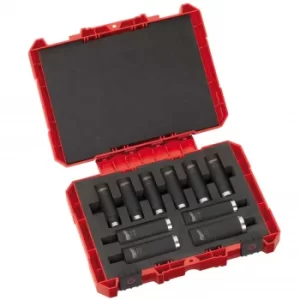 Image of Milwaukee 10 Piece 1/2" Drive Shockwave Impact Duty Deep Socket Set