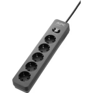 Image of 1.5 m, 5 Outle,t Black, 230 V, 50/60 Hz, 2300 W
