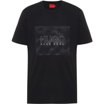 Image of Hugo Boss Dolive Large Logo T-Shirt Black Size M Men